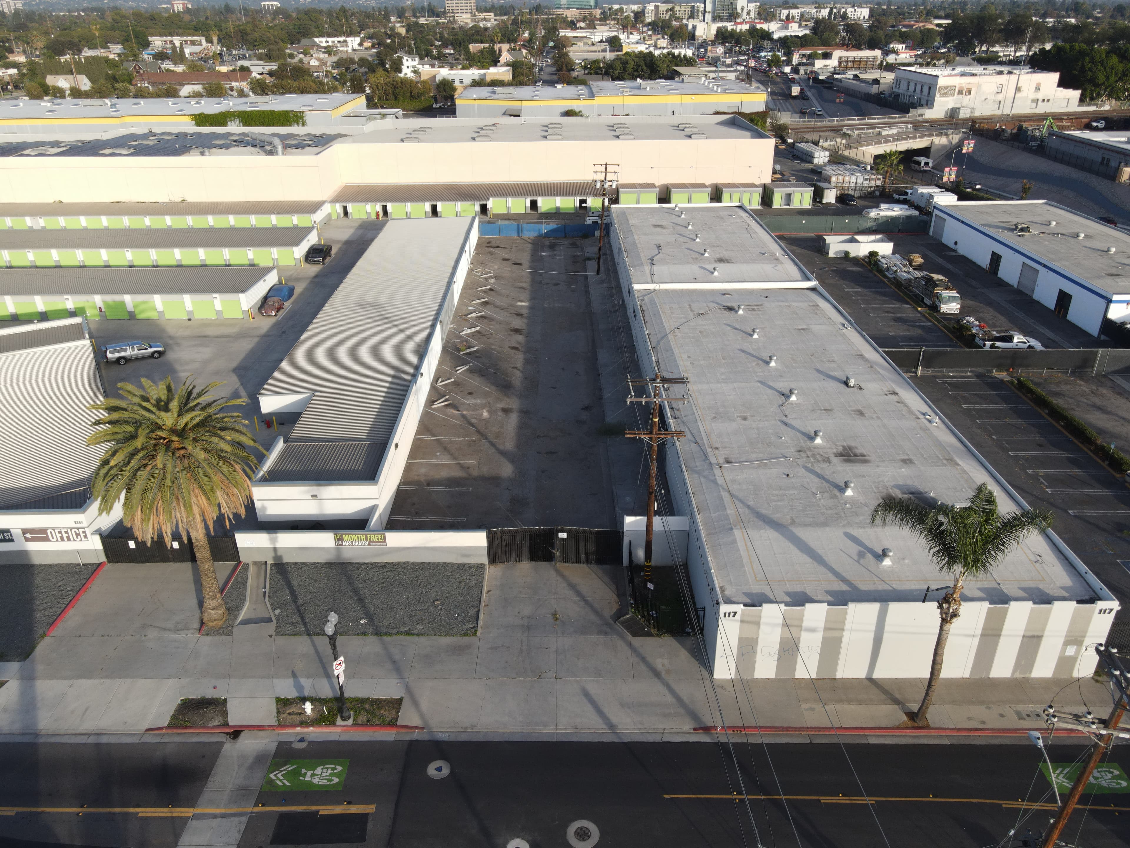Next Package warehouse building exterior